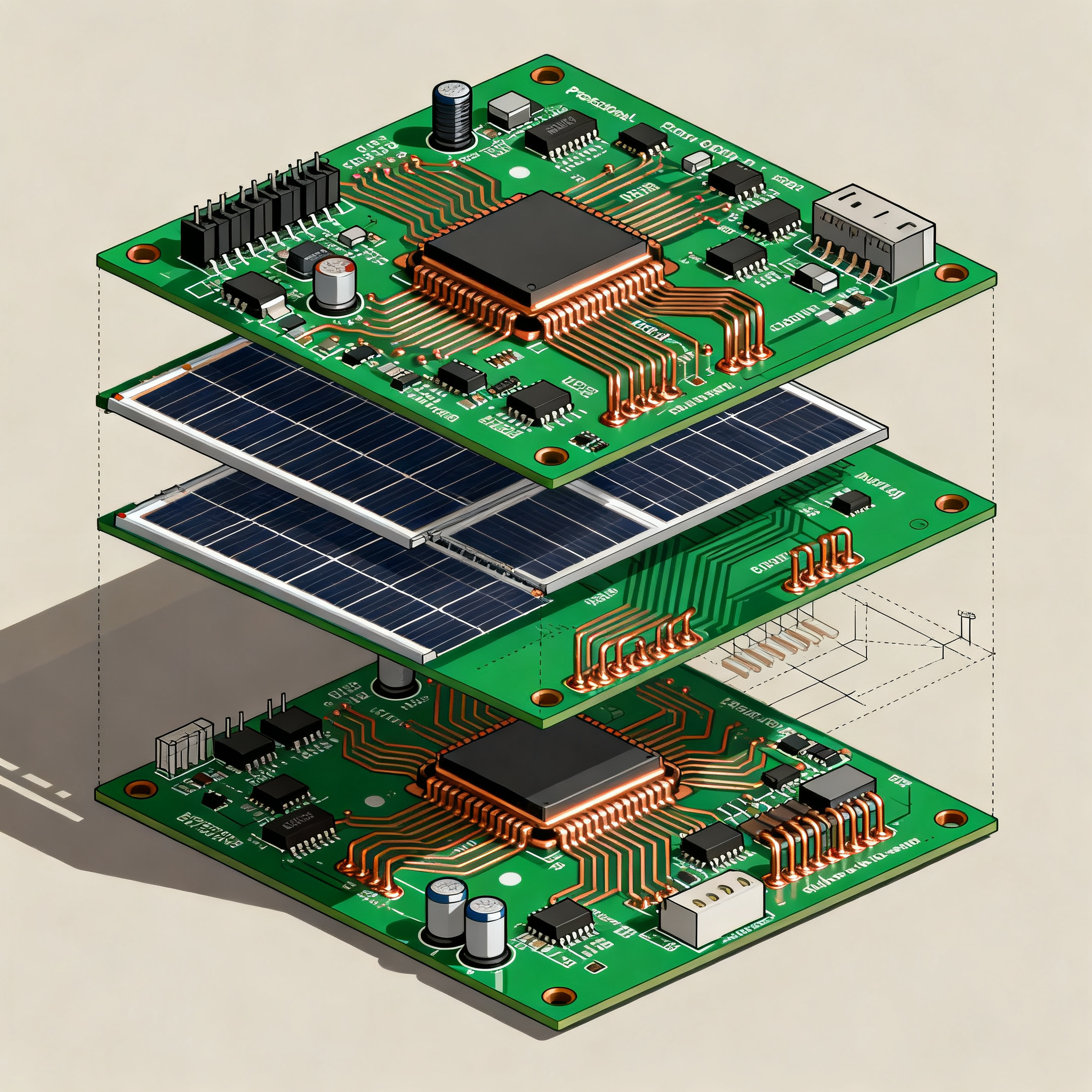 Step-by-Step Design Tutorial for 4-Layer Heavy Copper Energy PCB Assembly in Solar Inverters