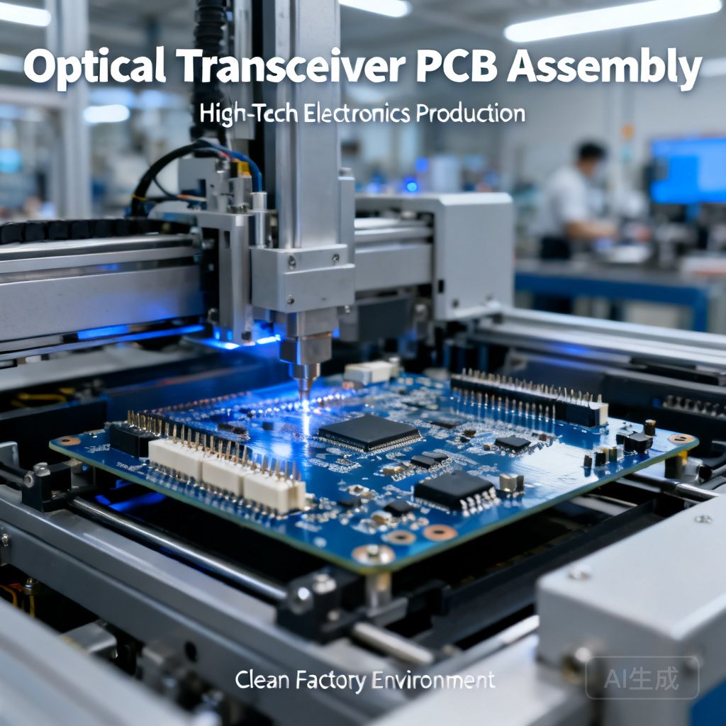 Optical Transceiver PCB Assembly - NovaPCBA